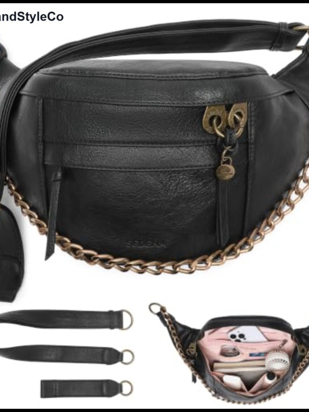 Anti Pickpocket Crossbody Bag Large Vegan Suede Sling with RFID